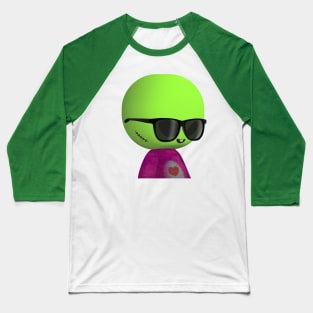 Alien Boy #7072 Baseball T-Shirt